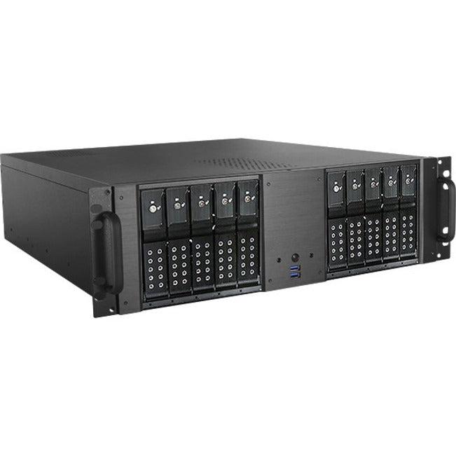 iStarUSA 3U Compact 10x 3.5" Bay Trayless Hotswap microATX Chassis
