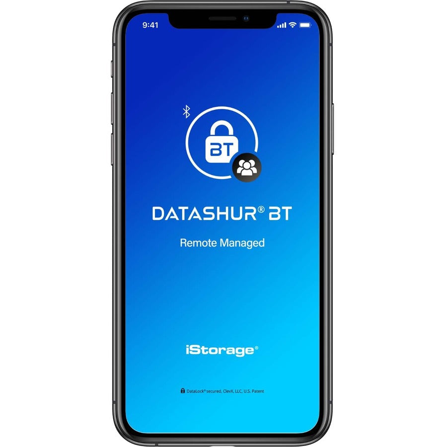 iStorage datAshur BT 128 GB | Encrypted Secure Flash Drive | Unlock using your smartphone via bluetooth | Remote Management Ready. IS-FL-DBT-256-128