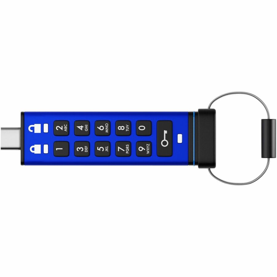 iStorage datAshur PRO+C 128GB USB-C FIPS 140-3 Level 3 Secure PIN Flash Drive