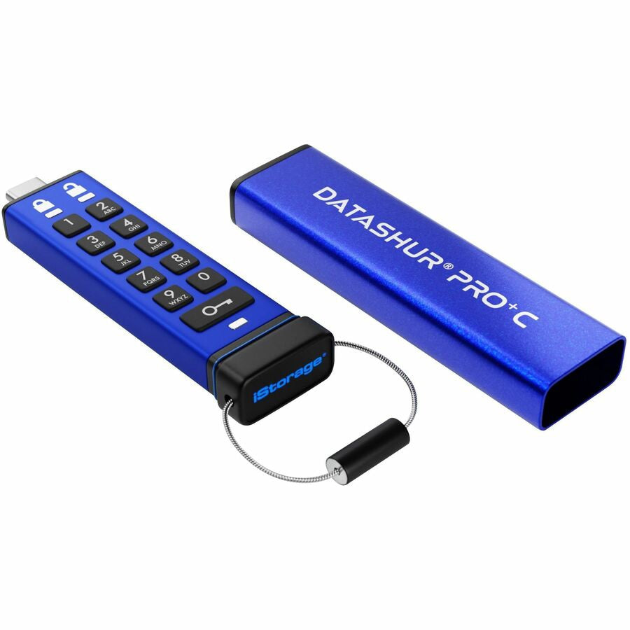 iStorage datAshur PRO+C 128GB USB-C FIPS 140-3 Level 3 Secure PIN Flash Drive