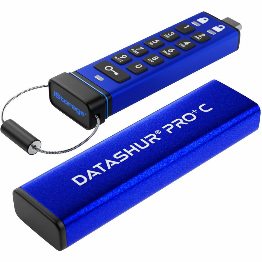 iStorage datAshur PRO+C 512GB USB-C FIPS 140-3 Level 3 Secure Flash Drive
