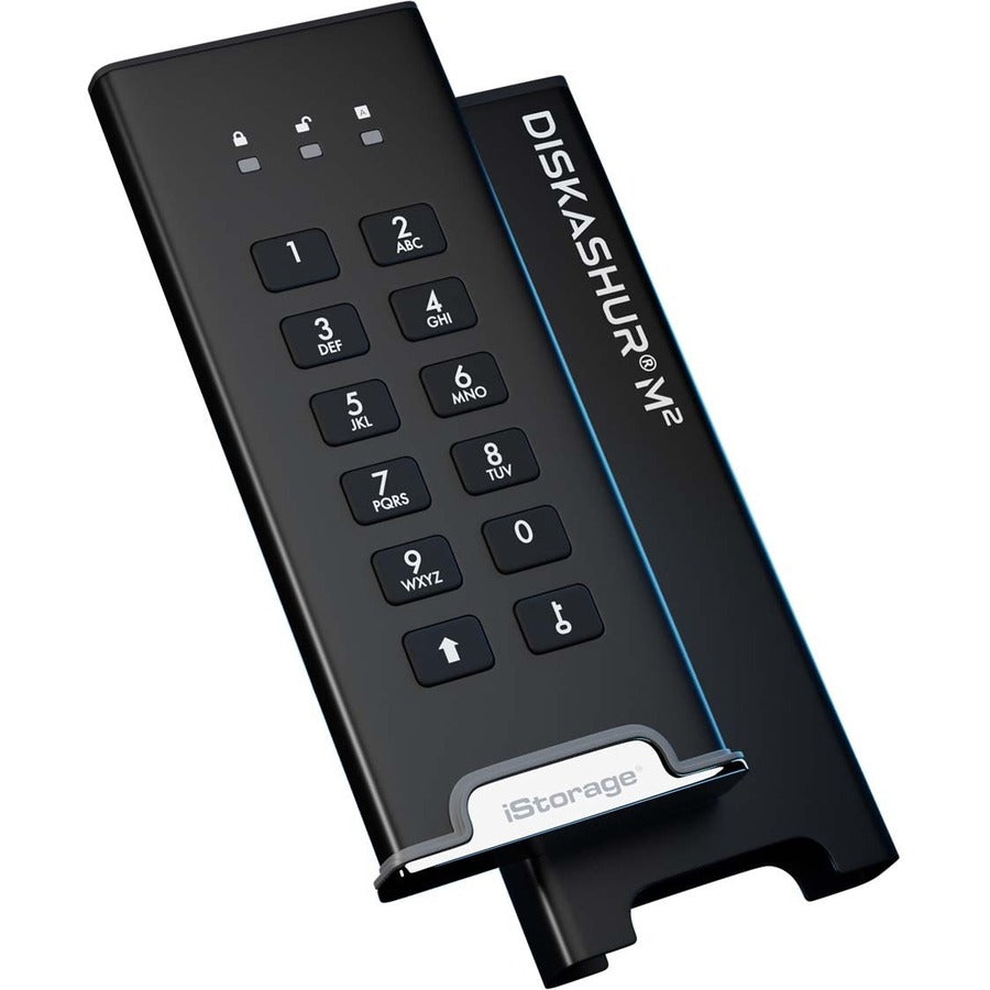 iStorage diskAshur M2 SSD 2 TB | PIN authenticated | hardware encrypted | USB 3.2 | Ultra-fast | FIPS compliant | Rugged & Portable. IS-DAM2-256-2000