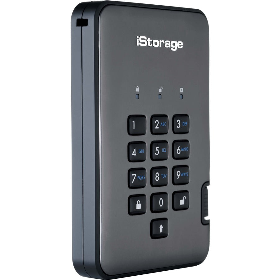 iStorage diskAshur PRO2 SSD 512 GB Secure Solid State Drive | FIPS Level 3 | Password Protected | Dust/Water-resistant. IS-DAP2-256-SSD-512-C-X
