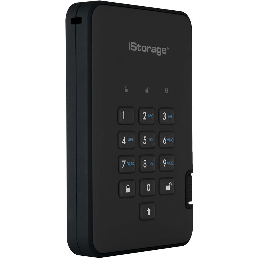 iStorage diskAshur2 SSD 2 TB Secure Portable Solid State Drive | Password protected |Dust/Water Resistant | Hardware encryption. IS-DA2-256-SSD-2000-B