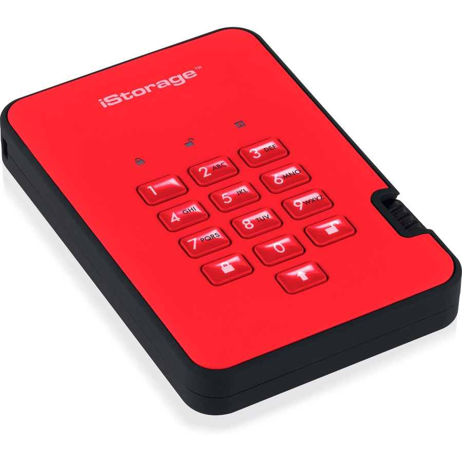 iStorage diskAshur2 SSD 2 TB Secure Portable Solid State Drive | Password protected |Dust/Water Resistant | Hardware encryption. IS-DA2-256-SSD-2000-R