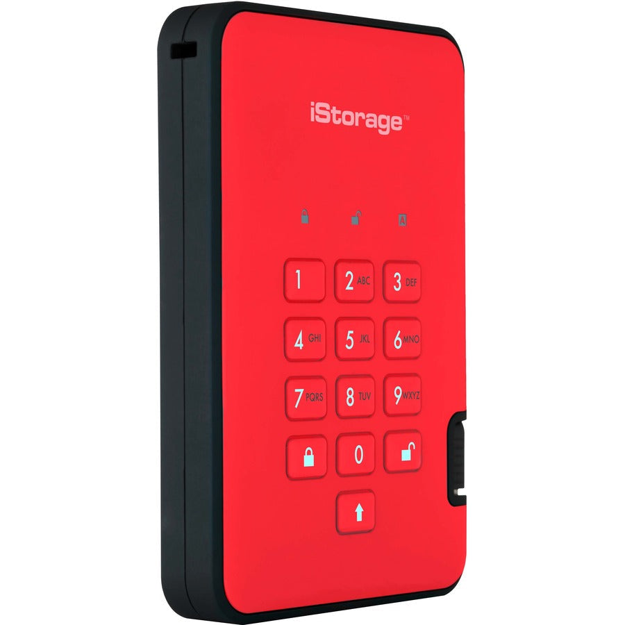 iStorage diskAshur2 SSD 2 TB Secure Portable Solid State Drive | Password protected |Dust/Water Resistant | Hardware encryption. IS-DA2-256-SSD-2000-R