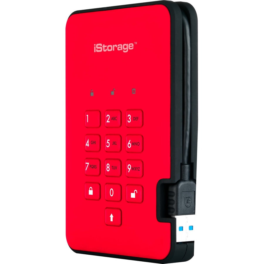 iStorage diskAshur2 SSD 2 TB Secure Portable Solid State Drive | Password protected |Dust/Water Resistant | Hardware encryption. IS-DA2-256-SSD-2000-R