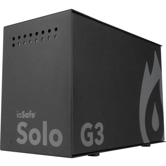 ioSafe Solo G3 Black Edition 4 TB Desktop Hard Drive - External - Black 71300-1238-1200