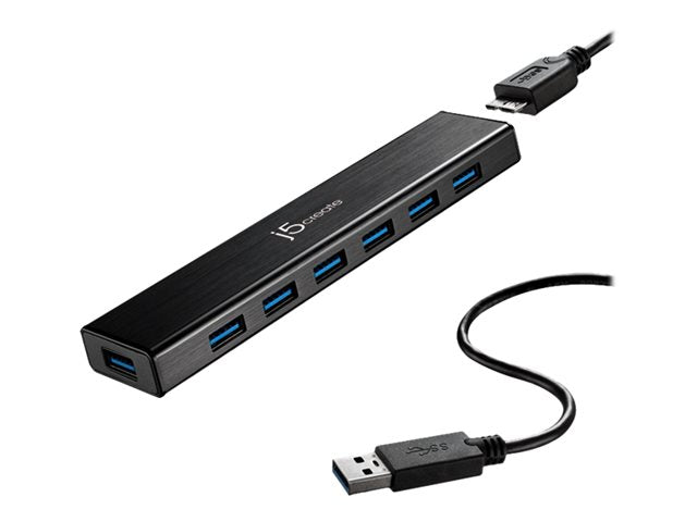 j5create JUH377 USB 3.0 7-Port Hub