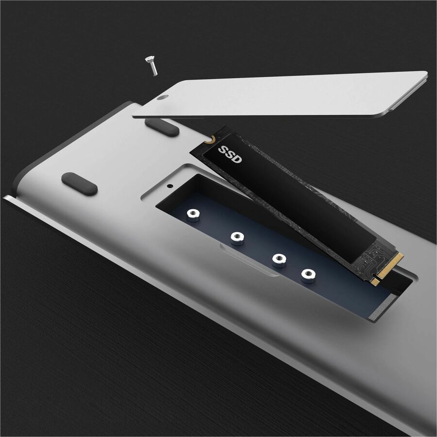 j5create M.2 NVMe USB-C Gen 2 Docking Station - for Notebook/Tablet/Monitor - Memory Card