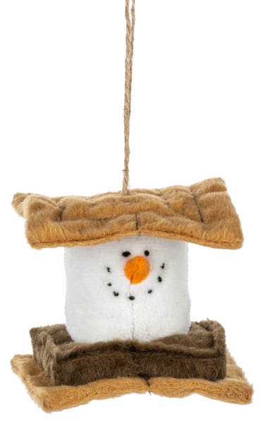 S'more Head Graham Cracker Ornament