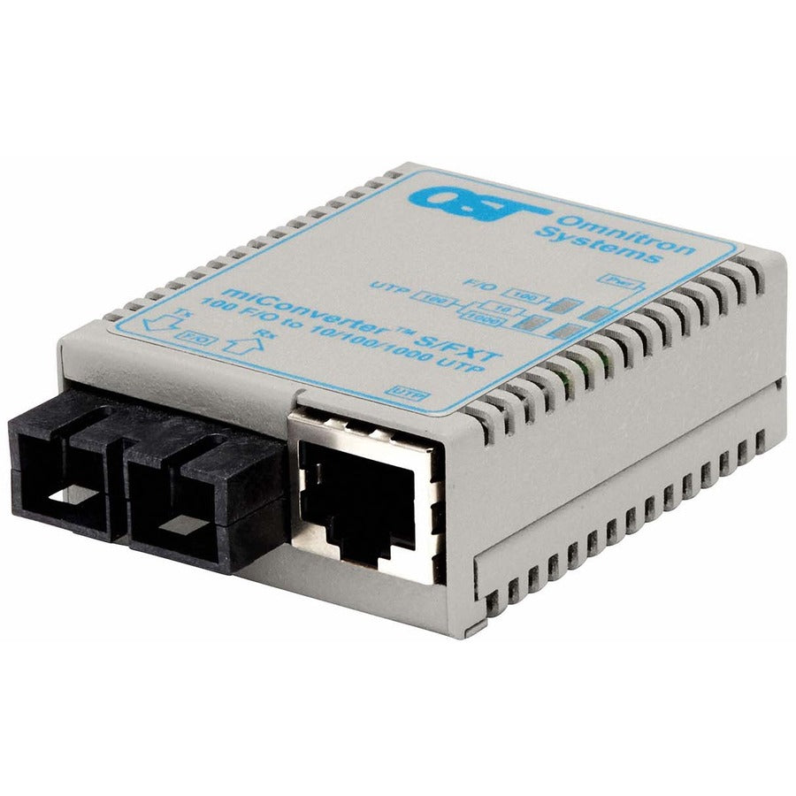 miConverter/S 10/100 Ethernet Fiber Media Converter RJ45 SC Single-Mode 30km 1603-1-6