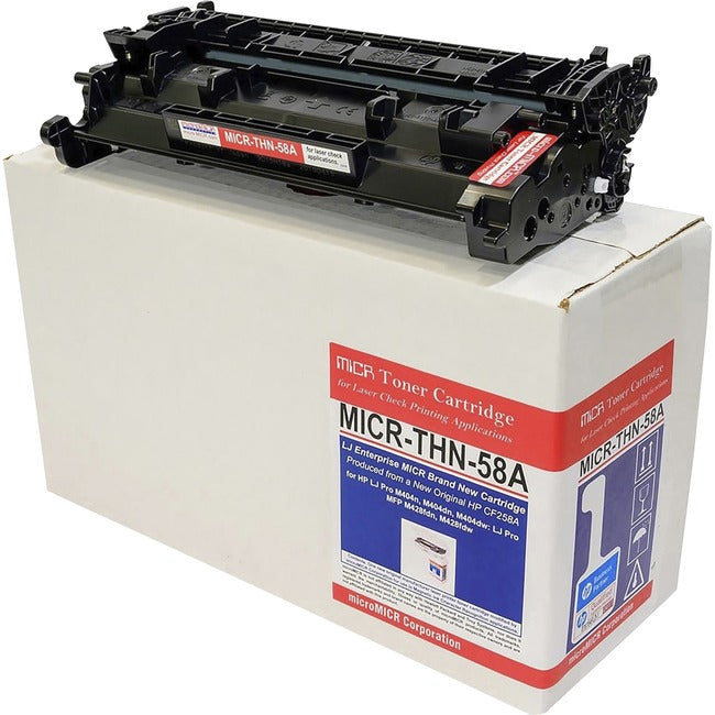 microMICR MICR Laser Toner Cartridge - Alternative for HP 58A (CF258A) - Black - 1 Each MICR-THN-58A