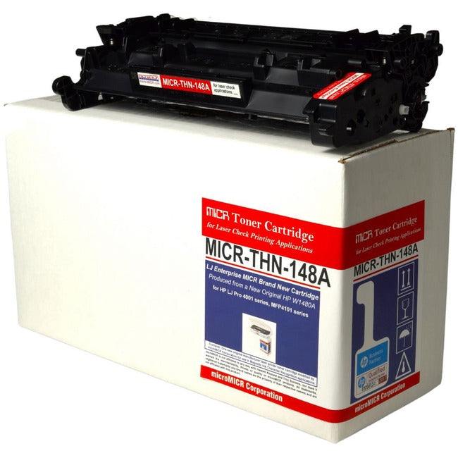 microMICR MICR Standard Yield Laser Toner Cartridge - Alternative for HP 148A, 148X (W1480A) - Black - 1 Each MICR-THN-148A