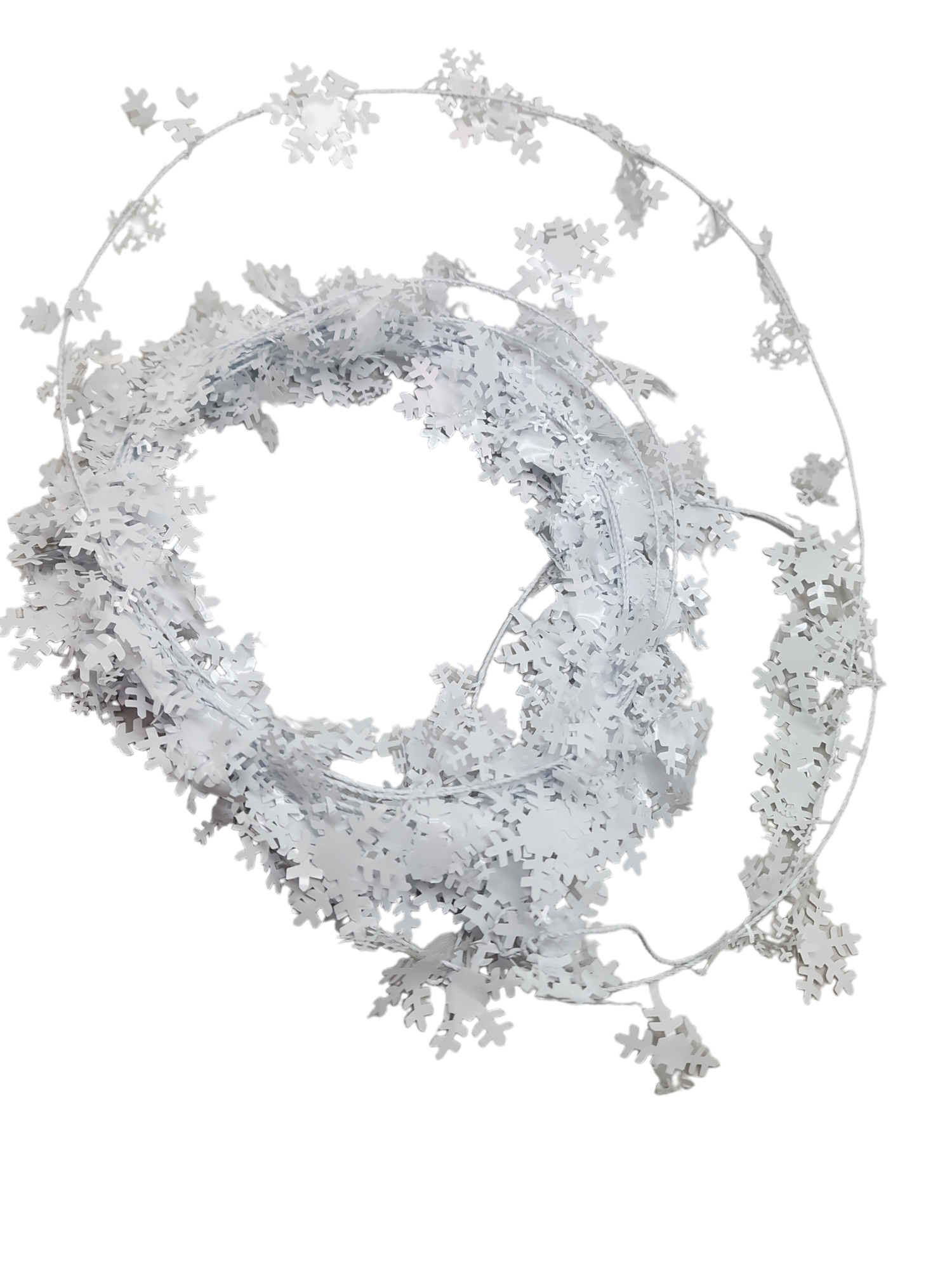 Gleam And Flex Snowflake Garland - 25 Feet