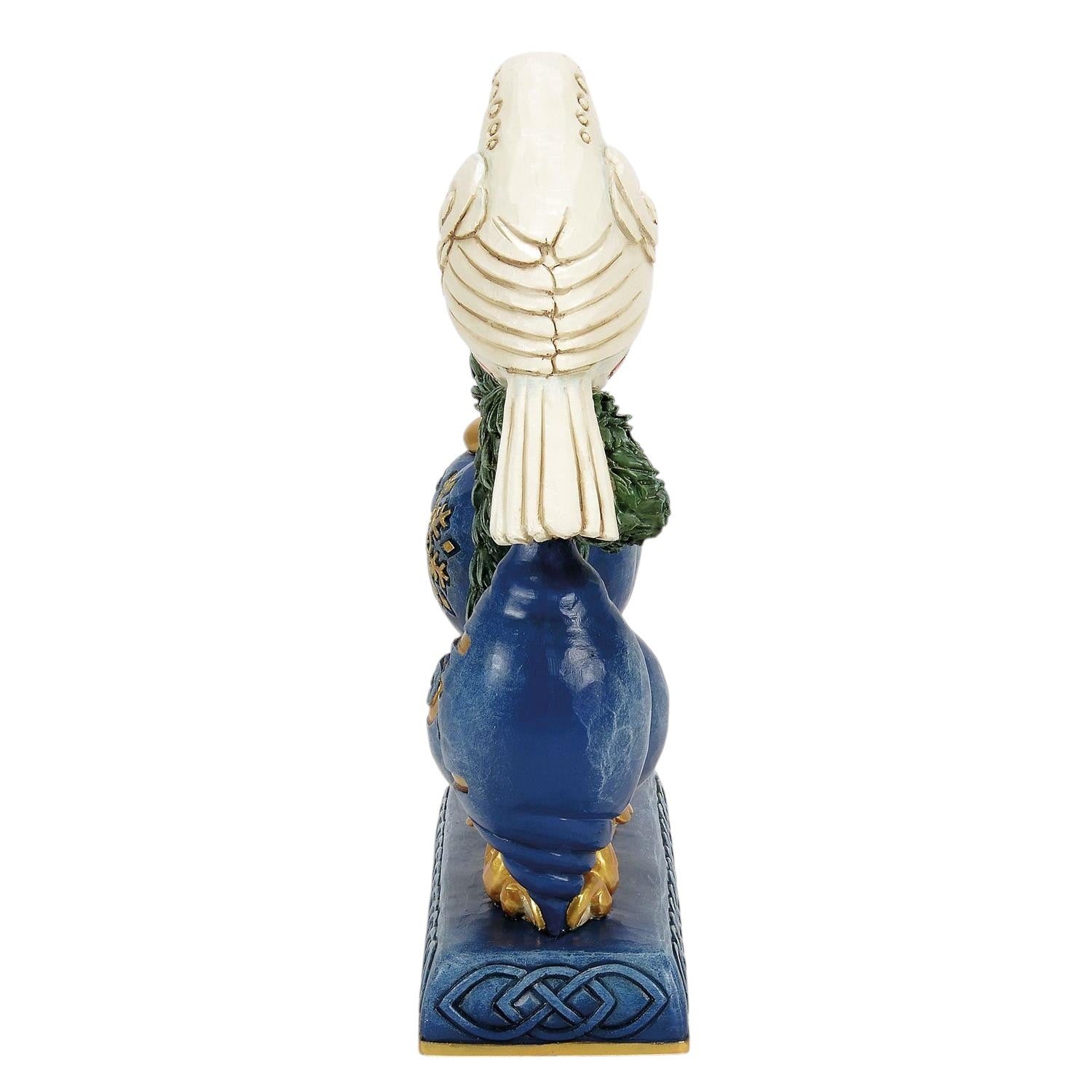 Blue & Gold Hope with Dove Figurine