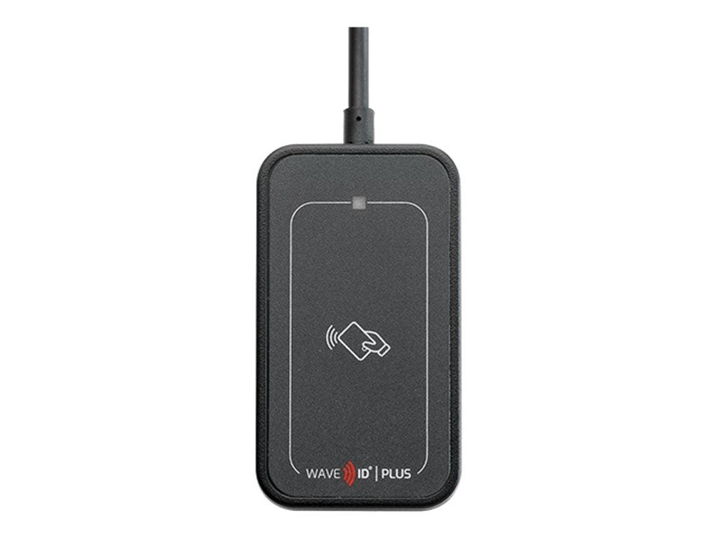 rf IDEAS WAVE ID Plus Mini V3 - RF proximity reader / SMART card reader - USB - 13.56 MHz - black, gray inlay RDR-80032BKU-V2