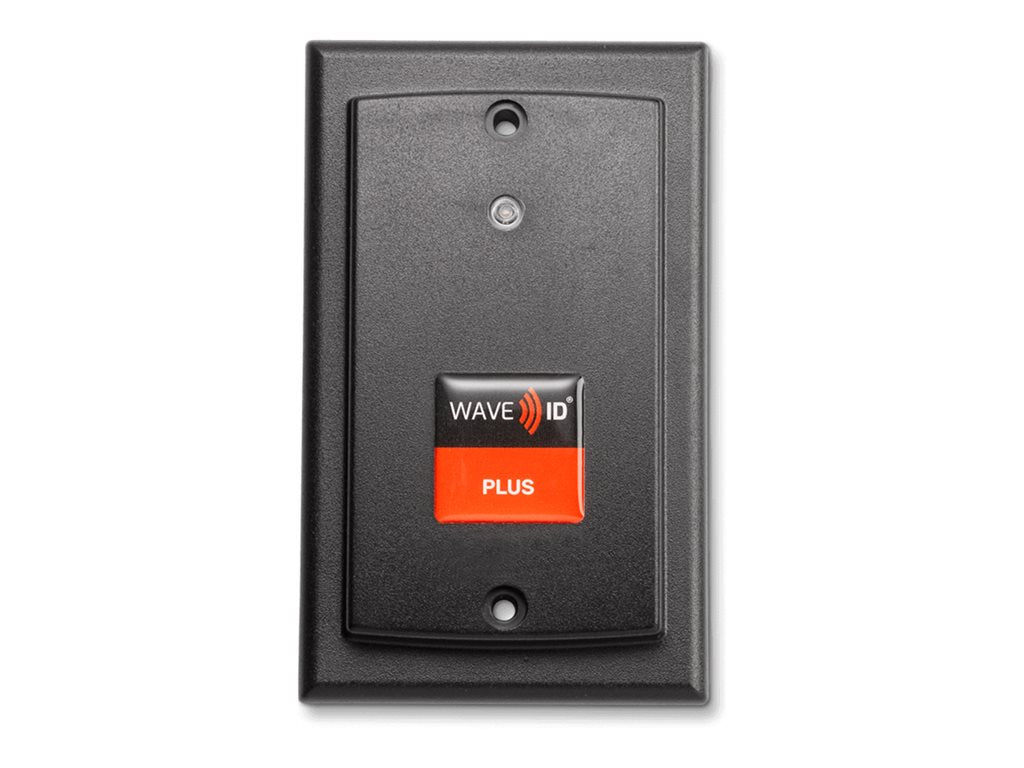 rf IDEAS WAVE ID Plus V2 - RF proximity reader / SMART card reader - Ethernet (PoE) - 125 KHz / 13.56 MHz - black