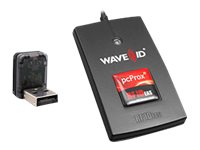 rf IDEAS WAVE ID Solo Keystroke CASI-RUSCO Black Reader - RF proximity reader - USB - 125 KHz - black RDR-62W1AKU