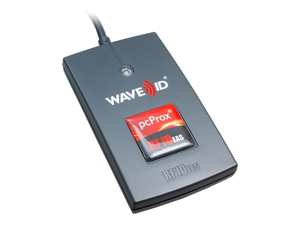 rf IDEAS WAVE ID Solo Keystroke CASI-RUSCO Black Reader - RF proximity reader - USB RDR-6281AKU