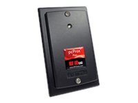 rf IDEAS WAVE ID Solo Keystroke CSN Black Surface Mount Reader - RF proximity reader - USB - 13.56 MHz - black RDR-75W1AKU