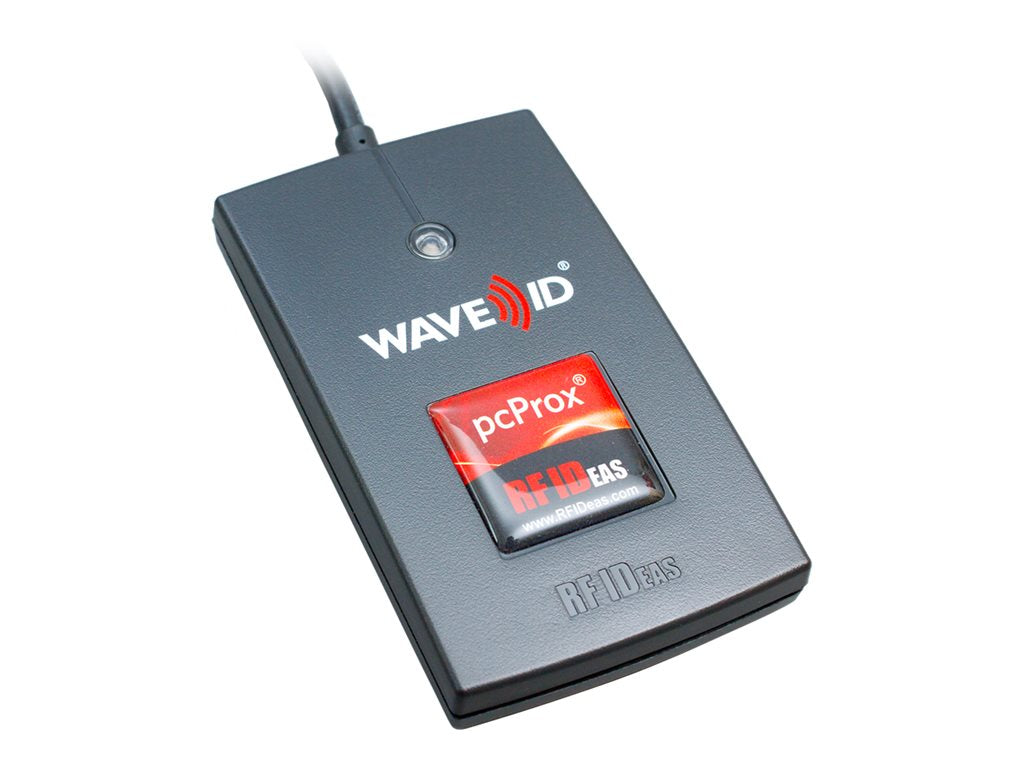 rf IDEAS WAVE ID Solo Keystroke HID Black Reader - RF proximity reader - RS-232 RDR-6081AK0