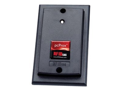 rf IDEAS WAVE ID Solo Keystroke HID Prox Black Surface Mount Reader - RF proximity reader - Ethernet - black RDR-60W1AKE