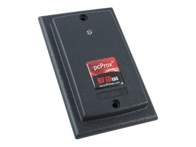 rf IDEAS WAVE ID Solo Keystroke HID Prox Black Surface Mount Reader - RF proximity reader - RS-232 - 125 KHz - black RDR-60W1AK9