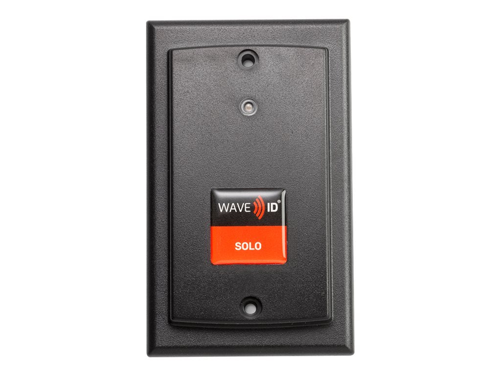 rf IDEAS WAVE ID Solo Keystroke HID Prox - RF proximity reader - RS-232 - 125 KHz - black