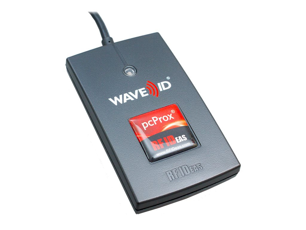 rf IDEAS WAVE ID Solo SDK CSN Black Reader - RFID reader - USB RDR-7582AKU