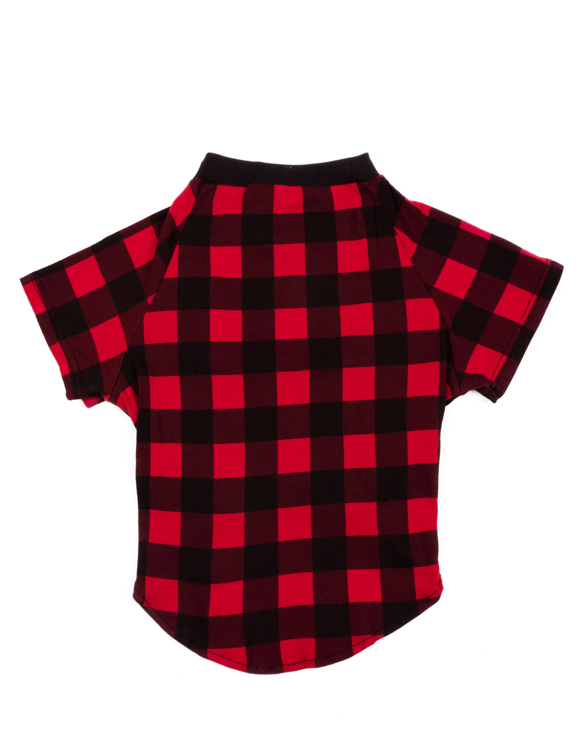Big Dog Cotton Black And  Red Plaid Pajamas -