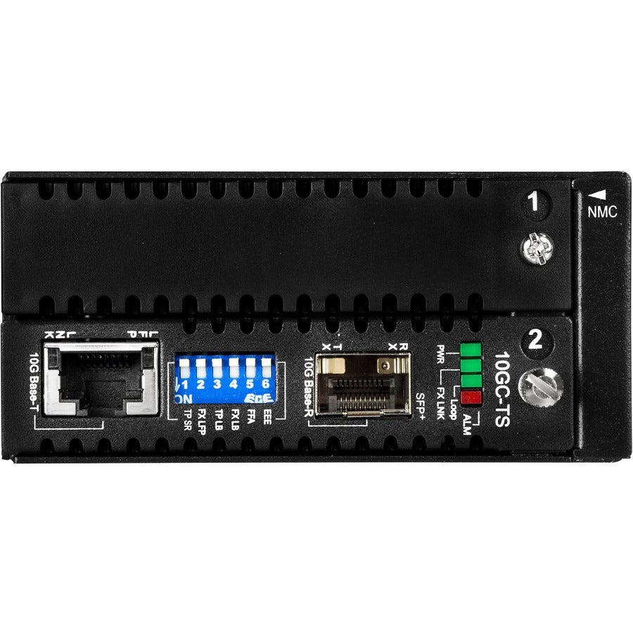 10 Gigabit Ethernet Media Converter - 10GBASE-T SFP+ Copper to Fiber | TecISoft ET10GSFP