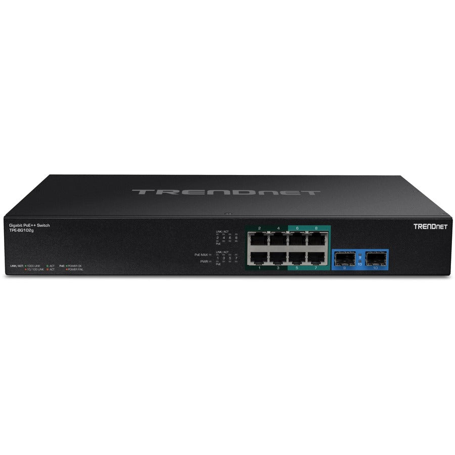 10-Port Gigabit PoE++ Switch TPE-BG102G