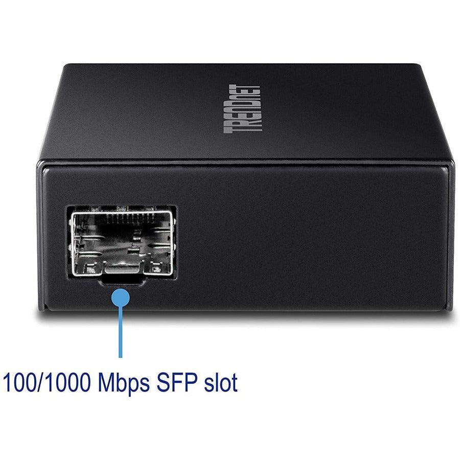 1000BASE-T to SFP Fiber Media Converter - Gigabit Copper Bridge | TeciSoft TFC-GSFP