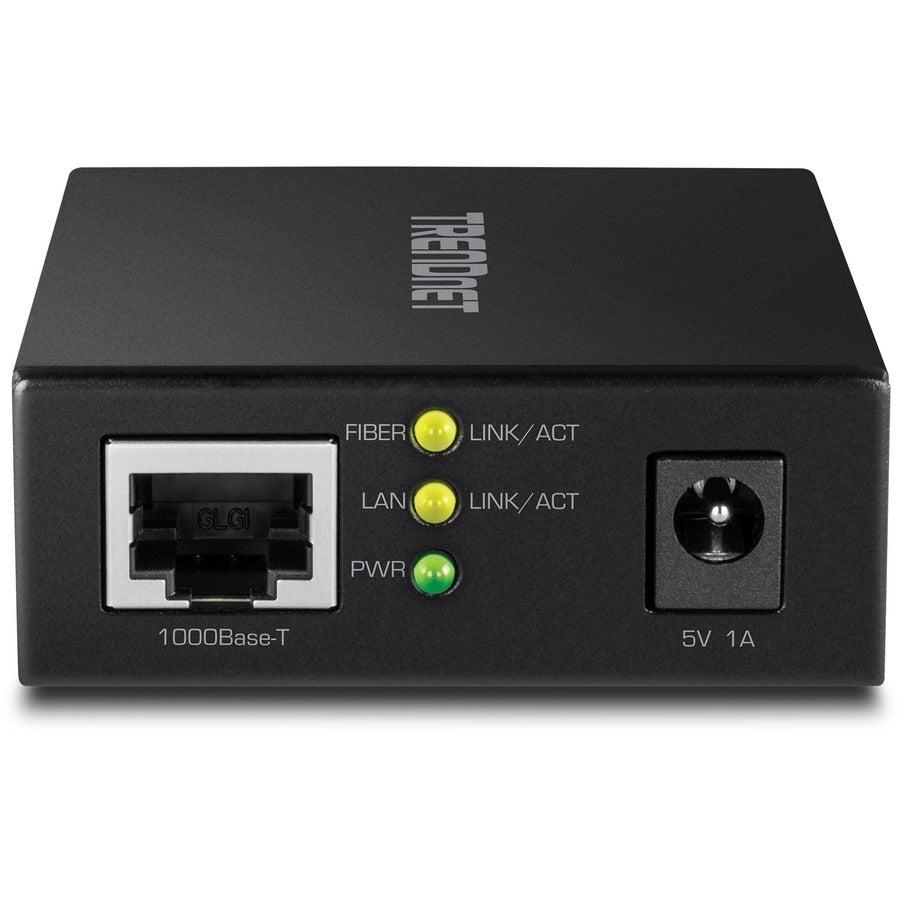 1000BASE-T to SFP Fiber Media Converter - Gigabit Copper Bridge | TeciSoft TFC-GSFP