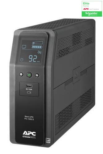 1000VA UPS Battery Backup - APC Back-UPS Pro BR1000MS Sine Wave AVR | APC