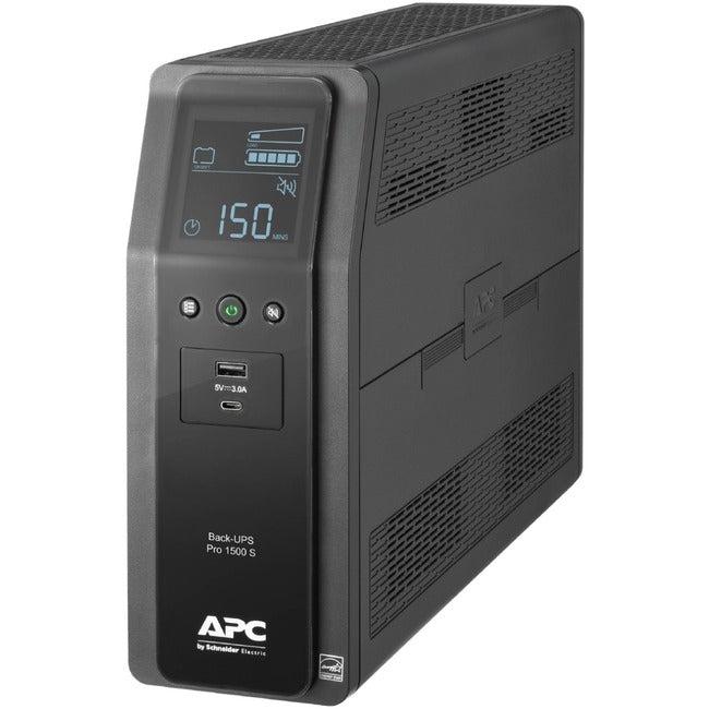 1000VA UPS Battery Backup - APC Back-UPS Pro BR1000MS Sine Wave AVR | APC
