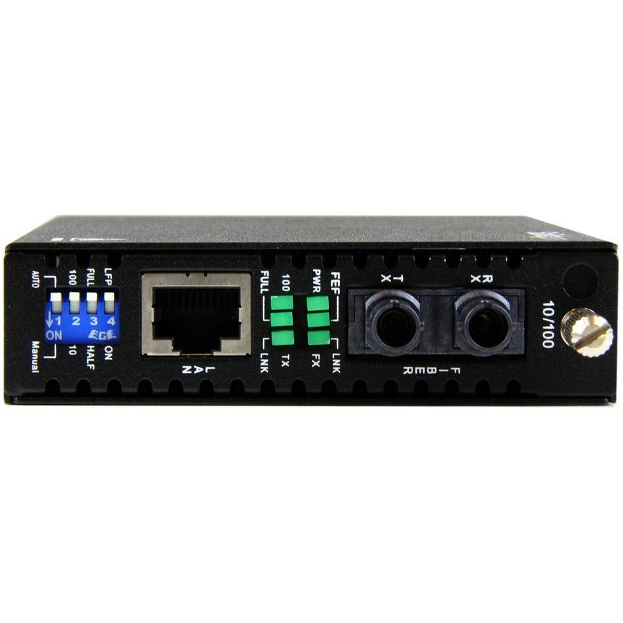 10/100 Mbps Multi Mode Fiber Media Converter - ST 2 km TAA | Tecisoft ET90110ST2