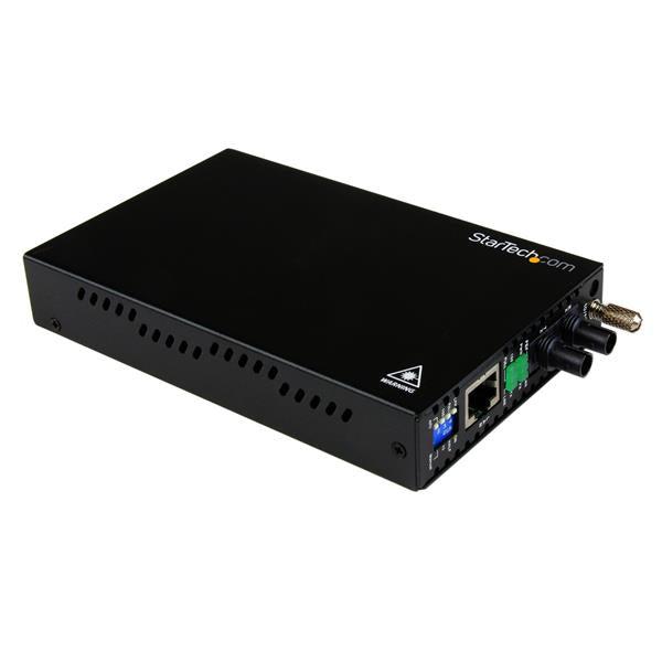 10/100 Mbps Multi Mode Fiber Media Converter - ST 2 km TAA | Tecisoft ET90110ST2