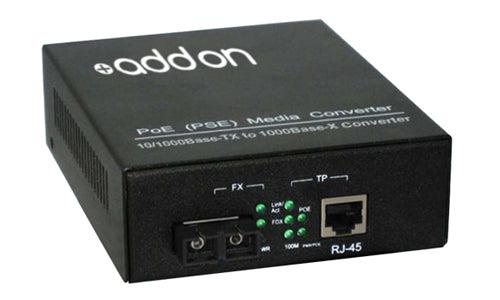 10/100/1000Base-TX(RJ-45) to 1000Base-SX(SC) MMF 850nm 550m POE Media Converter ADD-GMCP-SX-5SC