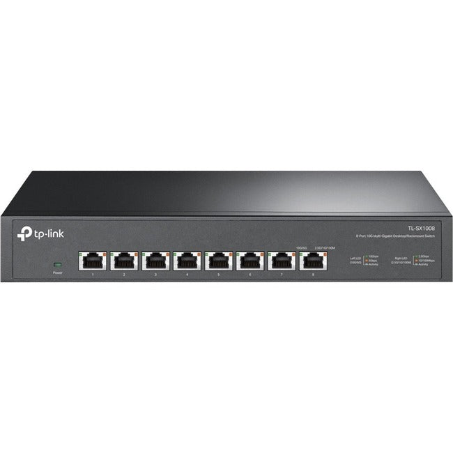 10G Ethernet Switch - TP-LINK TL-SX1008 8-Port High-Speed Desktop/Rackmount | Tecisoft