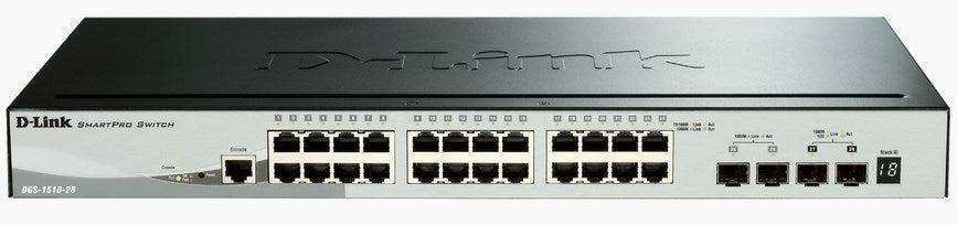 10GbE Switch - DGS-1510-28X Stackable Gigabit Network Switch | TeciSoft
