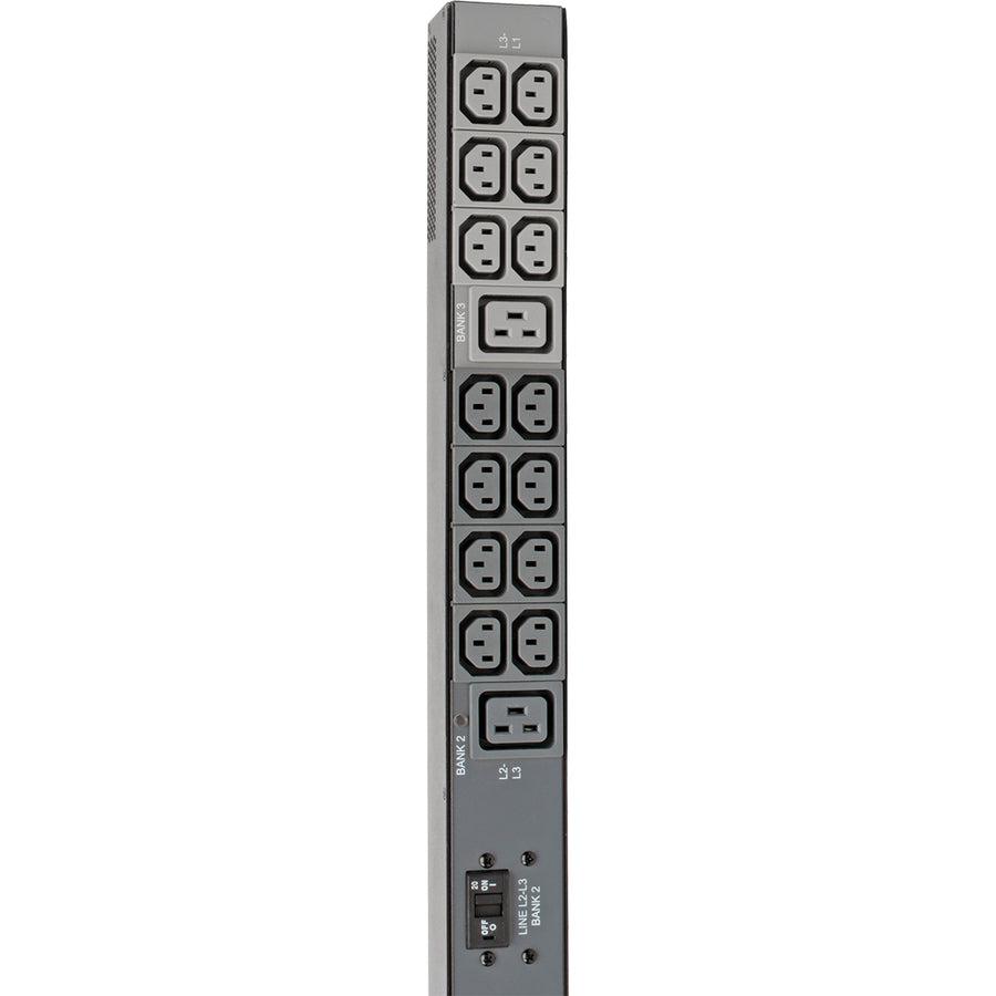 10kW 3-Phase Monitored PDU, LX Interface PDU3EVN10L2130B