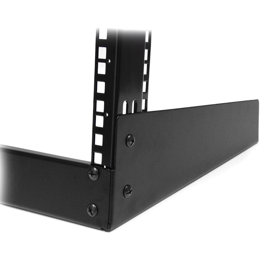 12U Desktop Rack - Open Frame 2-Post Server Equipment Cabinet | StarTech.com RK12OD