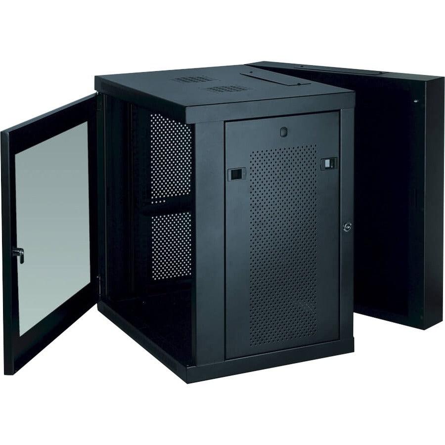 12U Server Rack Cabinet - Switch-Depth Wall Mount with Window | Tripp Lite SRW12USG