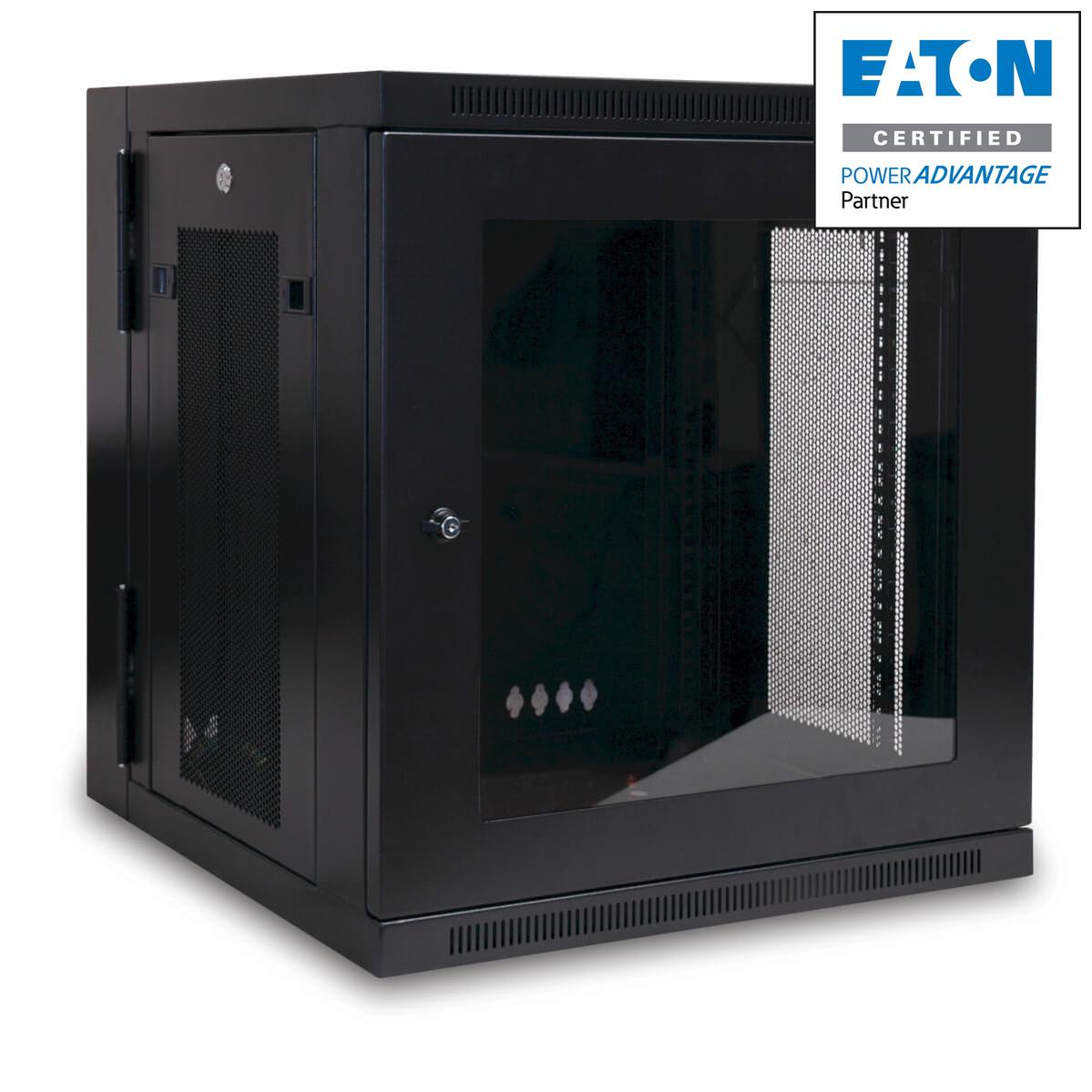 12U Server Rack Cabinet - Switch-Depth Wall Mount with Window | Tripp Lite SRW12USG