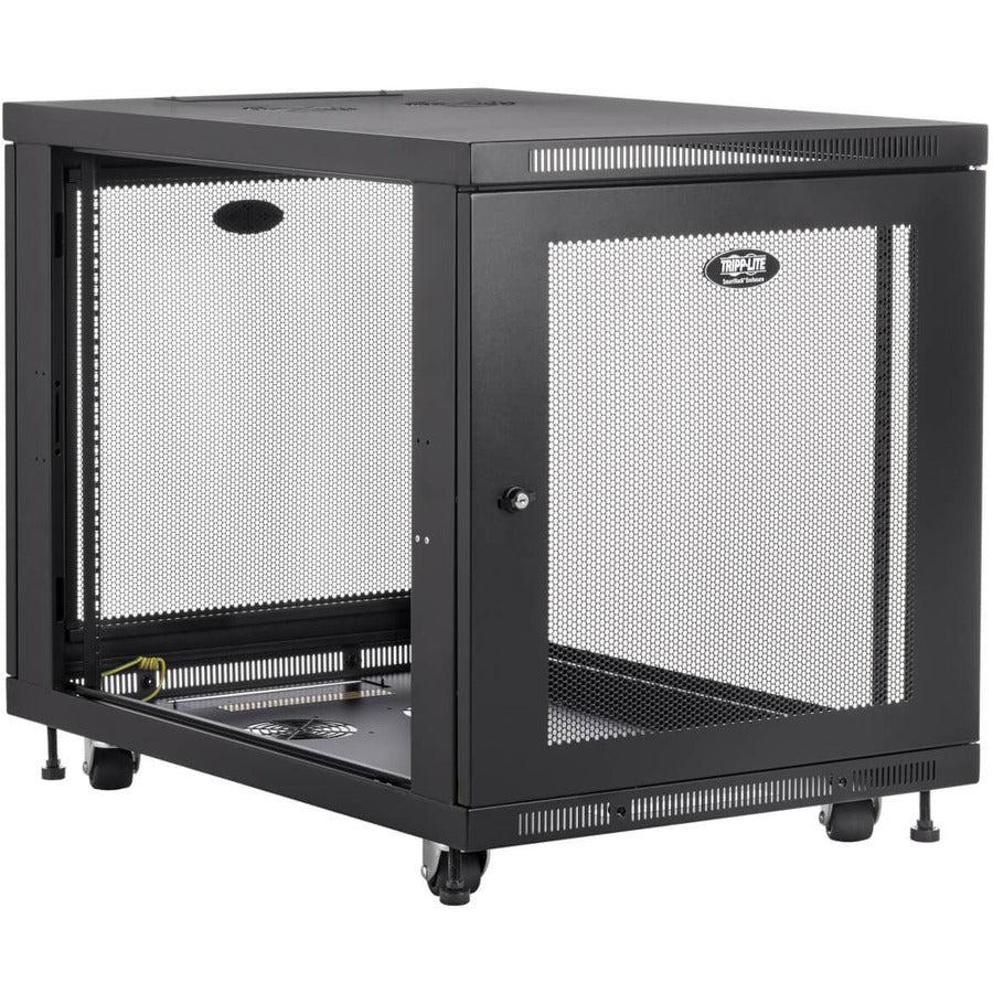 12U Server Rack - SmartRack Mid-Depth Enclosure | Tripp Lite SR12UB