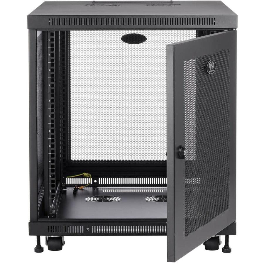 12U Server Rack - SmartRack Mid-Depth Enclosure | Tripp Lite SR12UB