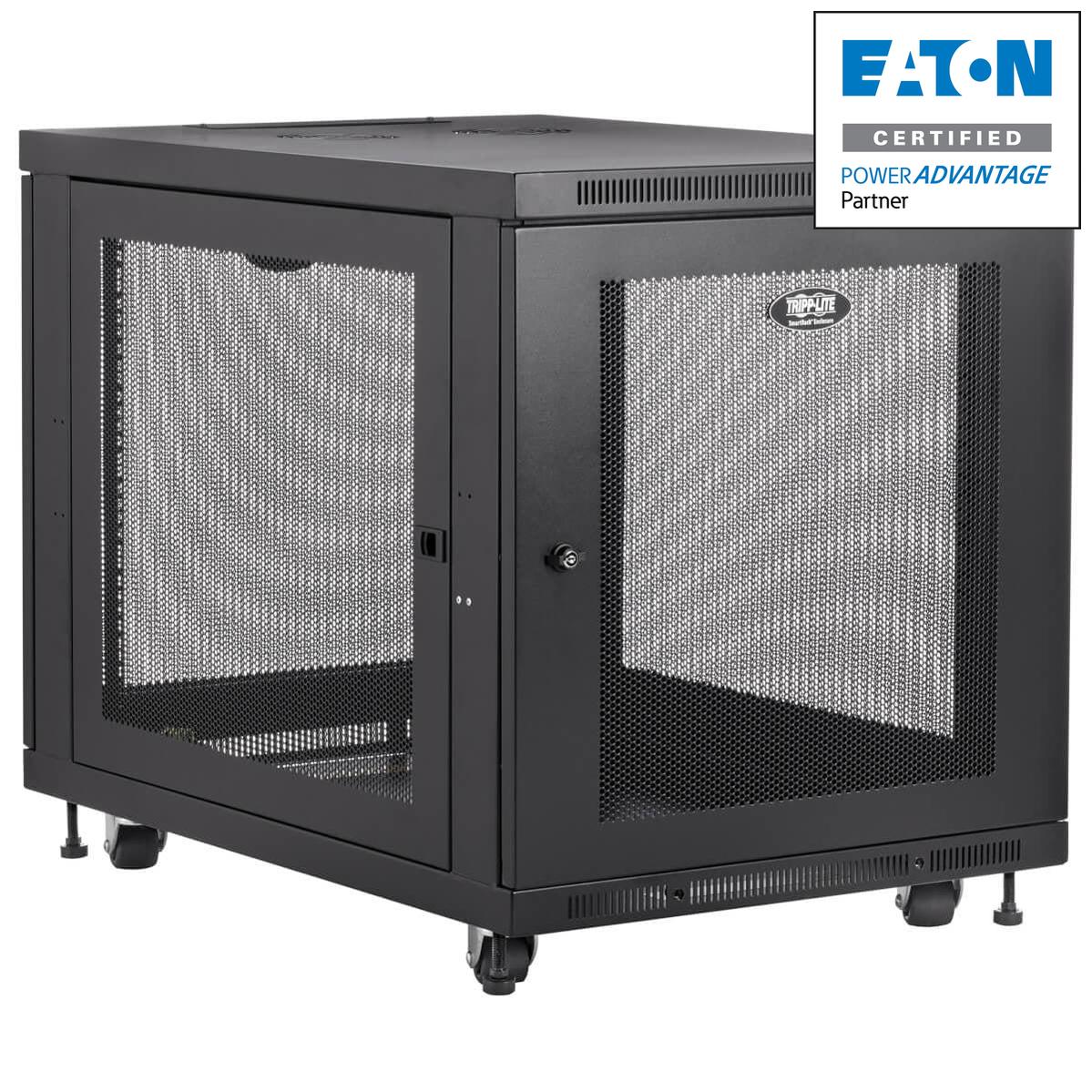 12U Server Rack - SmartRack Mid-Depth Enclosure | Tripp Lite SR12UB