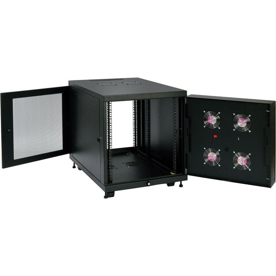 12U Server Rack - SmartRack Server Enclosure Cabinet | Tripp Lite SRX12UBFFD